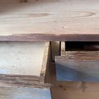 Eiken Linnenkast Met 3 Planken En Onderlade, 105 Cm Breed En 200 Hoog thumbnail 10