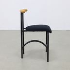 6x Postmoderne Eetkamerstoel, 1980s thumbnail 2