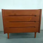 Set Scandinavische Ladekastjes Jaren 60-70 (kleine En Grote, 4 Lades Elk) thumbnail 11