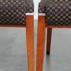 Prachtige Art Deco Set Bestaande Uit Een Eettafel En 4 Eetkamerstoelen Van Schuitema thumbnail 23