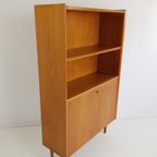 Vintage Deens Teak Kastje | Secretaire Boekenkast thumbnail 9