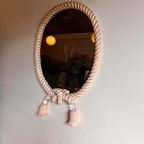 Mid Century Rope Mirror Touw Spiegel Vintage thumbnail 7