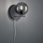 Trio Pure Wandlamp Grijs / Glas / Antraciet - Tweedekans thumbnail 4