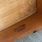 Zes Deens Vintage Houten Eetkamerstoelen Koefoed Hornslet thumbnail 6