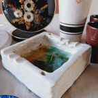Mobach Asbak Gekleurd Glas Vintage thumbnail 7