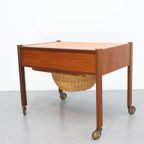 Deense Vintage Fournituren Tafel Teak thumbnail 12