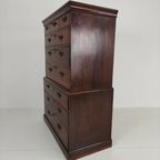 George Iii Country Tallboy / Chest On Chest thumbnail 6