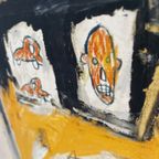Jean Michel Basquiat, Old Cars 1981, Licensed By Altestar Ny thumbnail 3
