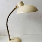 Sis Wit Metalen Bureaulamp , Jaren 60 thumbnail 2