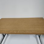 Industrieel Gefineerd Bijzet Tvtafel Op Wielen Jaren 70-80 thumbnail 5