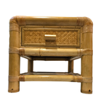 2 X Bamboo Night Stands / Side Tables / 1980s thumbnail 9