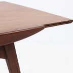 Extendable Teak Dining Table By Louis Van Teeffelen For Webe 1950'S thumbnail 11