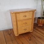 Vintage Boho Rotan Kastje. thumbnail 4