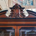 Biedermeier Vitrinekast thumbnail 4