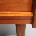 Vintage Deens Dressoir Teak Schuifdeuren thumbnail 6