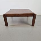 Vintage Minimalistisch Design Wengé Salontafel ‘70 Denmark thumbnail 3
