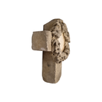 Oude Frans Zandstenen Graf Ornament, 1e Helft 20e Eeuw thumbnail 3