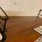 Tomado Wandrek Metaal En Teak Jaren 60. thumbnail 12