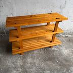 Rustic Wooden Shelving Unit thumbnail 2