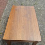 Salontafel Rechthoekig Massief Eiken Donker thumbnail 7