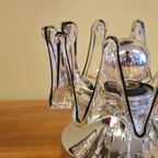 Vintage Glazen Murano Italië Tafellamp Bureaulamp Lamp thumbnail 9