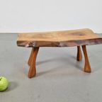 Vintage Brutalist Kruk Boomstam Side Table Mid Century 1960 thumbnail 6
