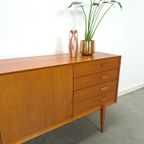 Teak Dressoir Met Hoge Poten En Lades Vintage Sideboard thumbnail 13