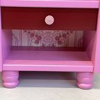 Set 2 Restyle Roze Nachtkastjes Vintage Behang thumbnail 5