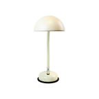 Vintage Bureaulamp Wit Industrieel Flexibel Metaal Lamp 43Cm thumbnail 8