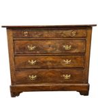 Vintage Houten Ladekast / Commode Met 'gouden' Handgrepen thumbnail 7