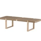 Eetkamerbank Tryde - 140 X 36 Cm - Licht Eiken thumbnail 6