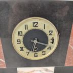 Marmeren Art Deco Klokstel thumbnail 3