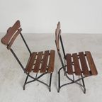 Set Van 2 Klapstoelen, Terrasstoelen, Jaren 30 thumbnail 11