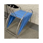 Blauwe Velox Armstoel Van Massimo Iosa Ghini Voor Moroso - Italië Midden Jaren 80 thumbnail 4