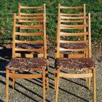 Vintage Houten Ladder Stoelen thumbnail 6