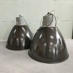 Industriële Vintage Grote Metalen Plafondlampen thumbnail 2