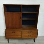 Vintage Barkast Highboard Boekenkast Formule Meubelen thumbnail 2