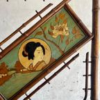 Japanese Bamboo And Cast Iron Wardrobe By Perret Vibert, Circa 1900 thumbnail 10