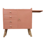 Vintage Unieke Commode Babykamer Terracotta thumbnail 2