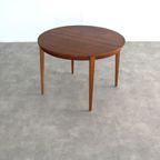 Vintage Eettafel | Ronde Tafel | Teak | Jaren 60 | Zweeds thumbnail 5