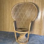 Vintage Rattan Peacock Chair 'Emmanuelle' thumbnail 2