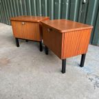 Vintage Teak Nachtkastjes - Set Van 2 thumbnail 7