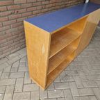 Vintage Schoolkast Room Divider Boekenkast thumbnail 5