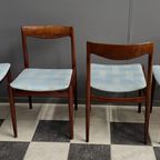 Set Of 4 Rosewood Lubke Dining Chairs 1960S thumbnail 8