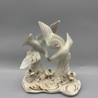 Capodimonte Tortelduifjes Wit Goud thumbnail 2