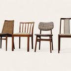 Vier Mid Century Eettafel Stoelen thumbnail 2