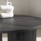 Combe Salontafel - Ø80 Cm - Zwart thumbnail 3