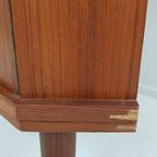 Vintage Deense Servieskast | Hoekkast Teak Fineer Danish thumbnail 12