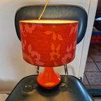 * Vintage Schemerlamp Retro Lamp Oranje Lamp Jaren 70 thumbnail 5