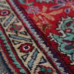 Handgeknoopt Oosters Vloerkleed Met Onder Andere Rood En Blauwe Kleuren 298x205cm thumbnail 5